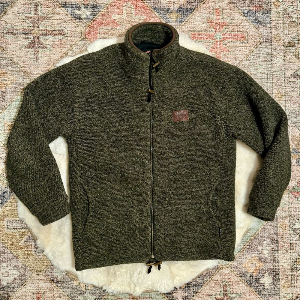 Men’s Over The Edge Zip-up Sherpa Jacket-Large